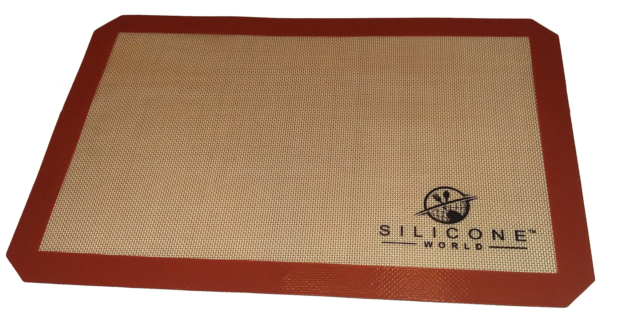 Silicone World - Professional Grade Silicone Baking Mat - Incredible Reusable 1 Piece, Durable, Non-stick Fiberglass 11-5/8" X 16-1/2"