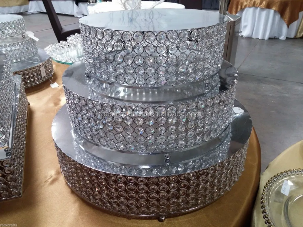 Metal Stainless Steel Acrylic Diamond Gem Cake Stand For Table Centerpiece Wedding Alibaba