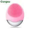 Congsu Silicone Ultrasonic Face Cleaning Brush Wireless Charging Cleansing Instrument Electric Beauty Instrument Face Cleansing