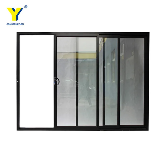 AS2047 standard residential outside used Aluminum sliding glass doors