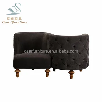 Latest Sofa Design S Shaped Two Seater Brown Velvet Latest Sofa Design S Shaped Two Seater Brown Velvet