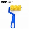 Yellow Sponge Plastic Handle Kids Paint Roller Brush