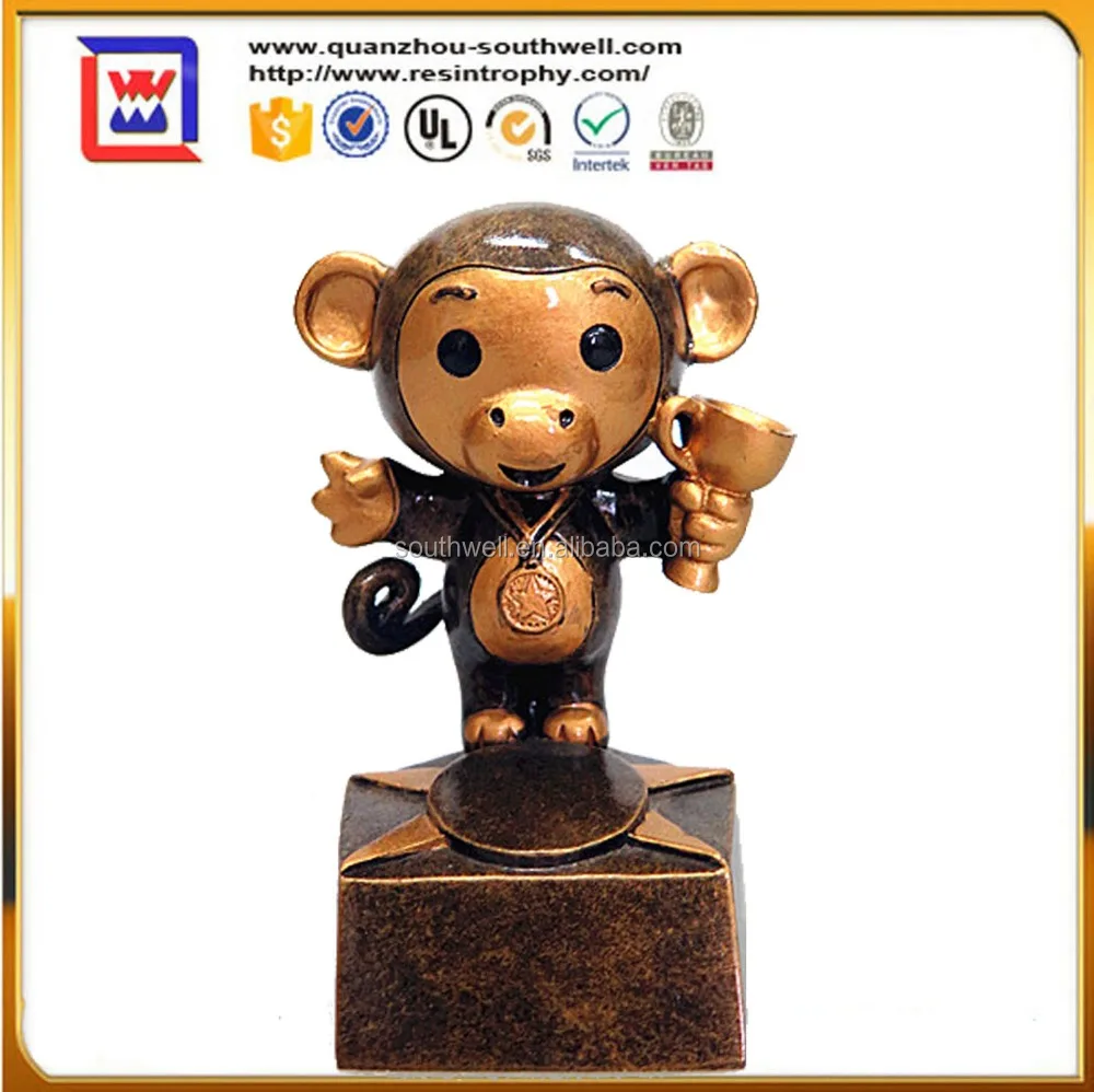 Promosi Lucu Monyet Desain Piala Dan Resin Juara Monyet Piala Dan