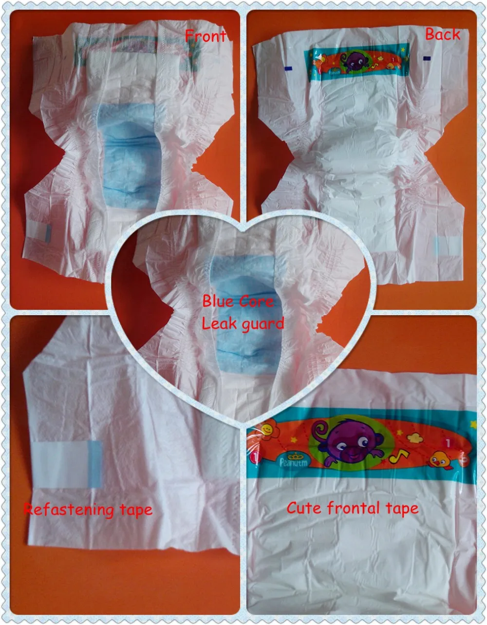 Wholesale Baby Diapers Vietnam,Diaper Cakes Plain White Disposable