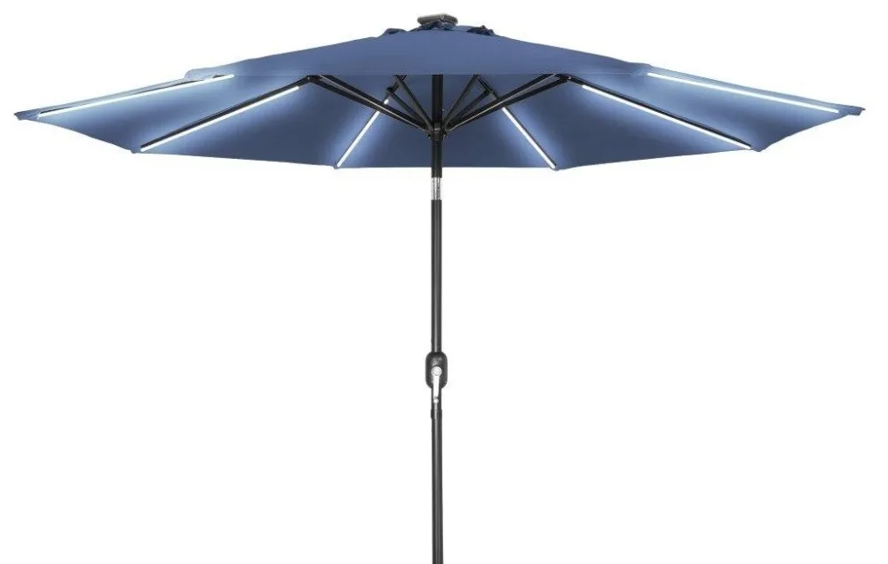 lighted half umbrella