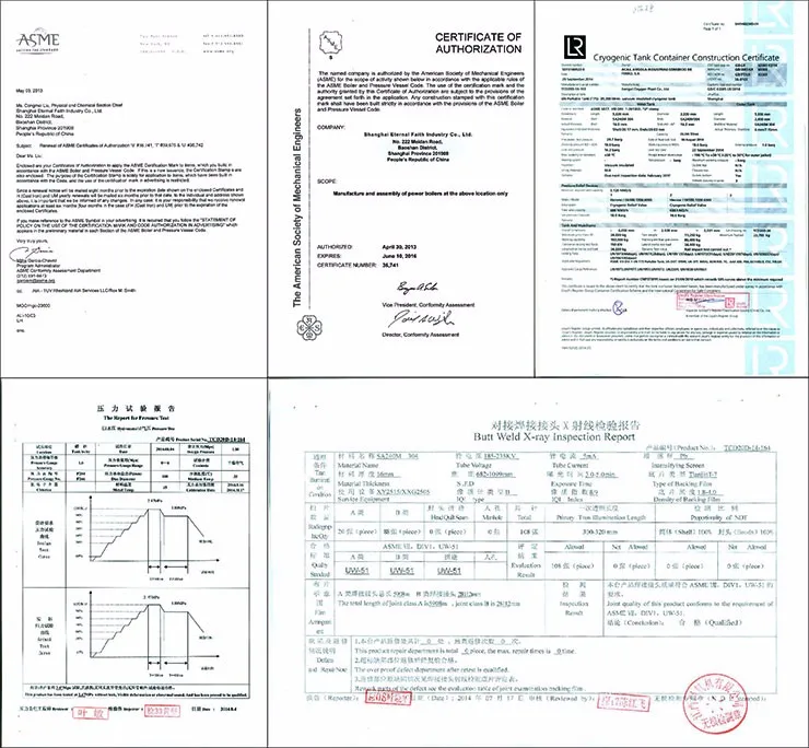 Tank-certification