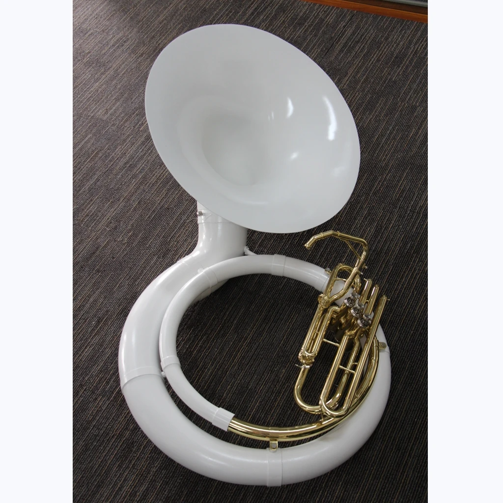 Brass White Synthetic Plastic Bb Tone Sousaphone Buy Sousaphone For Sale,C Key Sousaphone