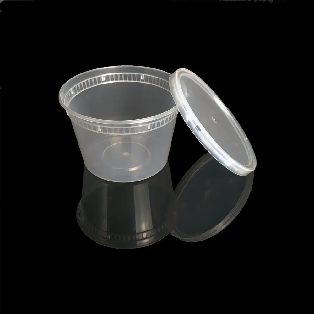 24oz/672ml Best Quality Disposable Sealable Plastic Food Container