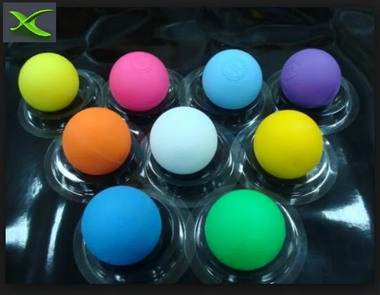 
NOCSAE Standard inject molded no smell odorless rubber hard solid high bouncing round blank Lacrosse ball pet dog toy ball 