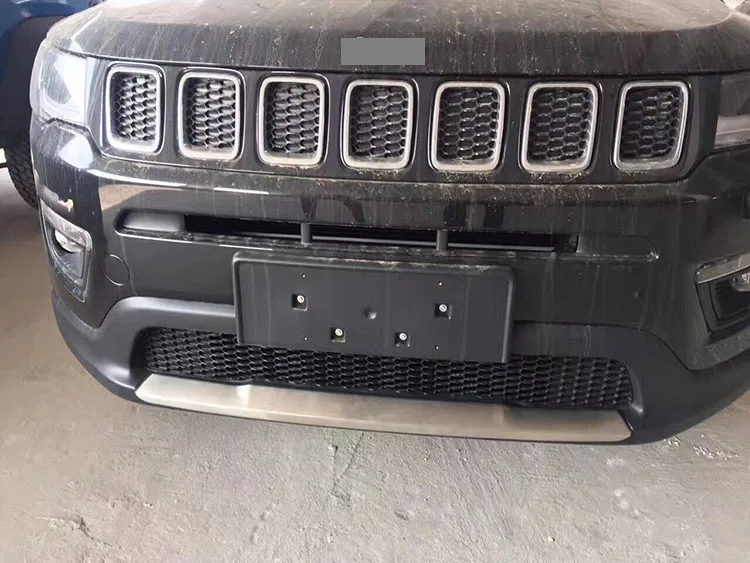Bumper Protector Rear Bumper Guard Skid Plate For 2017 Jeep Compass