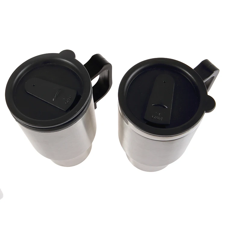 Smart Temperature Electric Heated Travel Coffee Mug With 12v Stainless