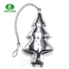 Hot Sale Promotional 18/8 Stainless Steel Christmas Tree Shape Tea Infuser Filter