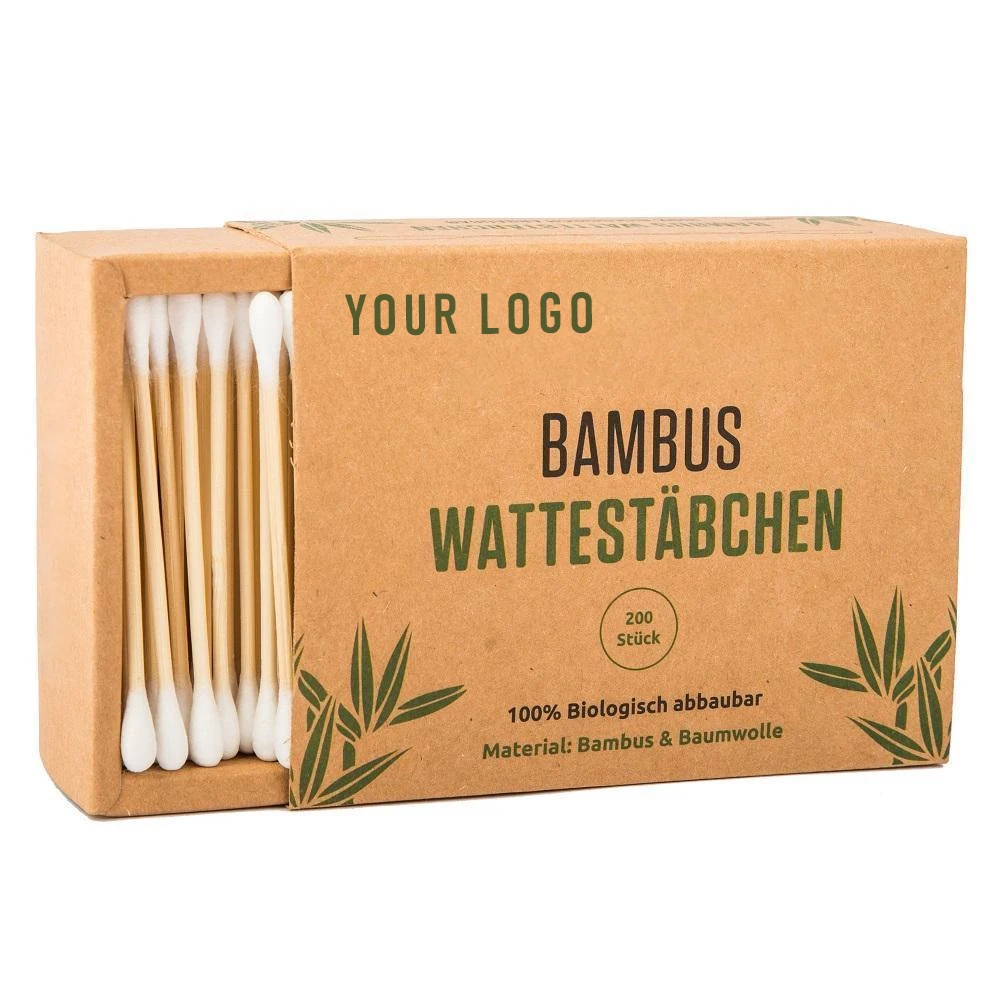 cotton swab recycled box eco friendly bamboo q tip in craft