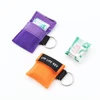 Wholesale Low Price Low Moq Emergency Oxygen Mask Cpr Training Face Mask Keychain