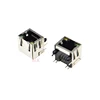 RJ45 Network Ethernet FEMALE SOCKET with light RIGHT ANGLE 56 8P8C female jack connector