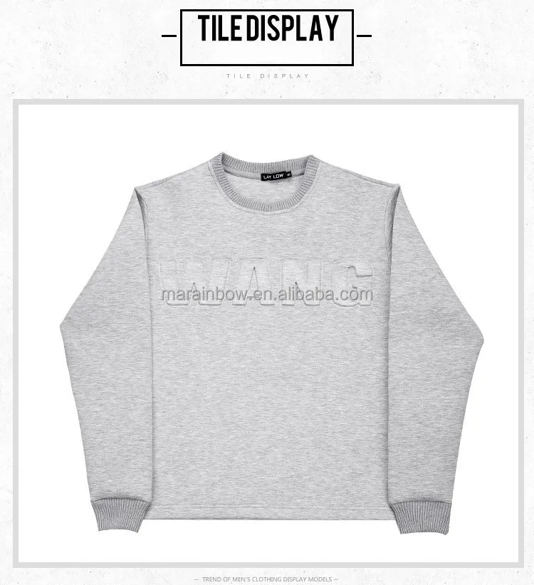 Trendy Fashion Embossing Designer Space Cotton Sweatshirt,High Quality