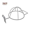 Wire Diameter 4mm 5mm 6mm Chrome Plated Gridwall Single Cap Holder Grid Panel Hat Display Rack for Retail Store