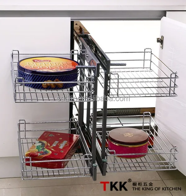 Magische hoek tkk, trek organisator, kast keuken draadmand keuken ...