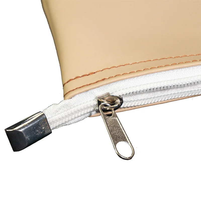 Free shipping stock sample support factory fast produce pu file zipper bag computer storage zipper pu bag