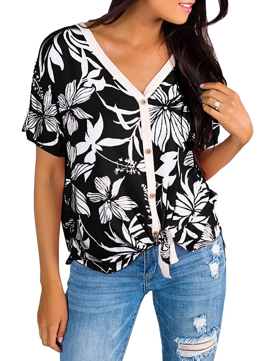 womens hawaiian top