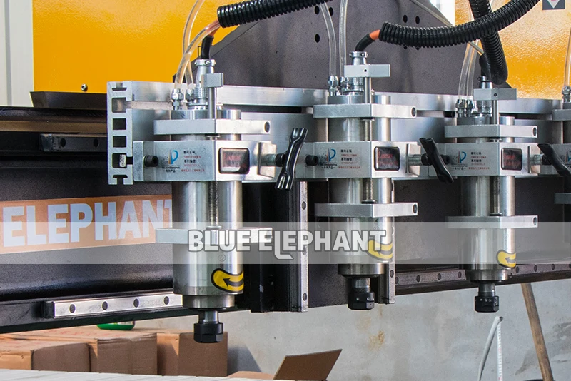 8 spindles multi-head cnc router for wood door machine production line