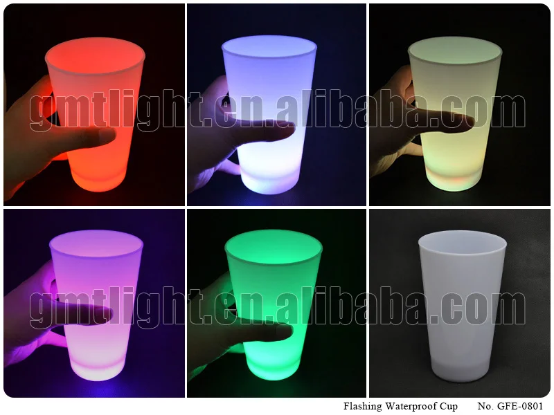 Latest Weeding Decoration Led Flashing Light Cups Buy Led Flashing