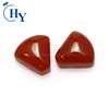 fan-shaped flat cut cabochon natural stones red carnelian agate