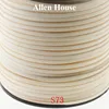 In stock items Wholesale New Arrival 2mm faux leather suede cord in Beige Color for simple Necklace Cord Chain