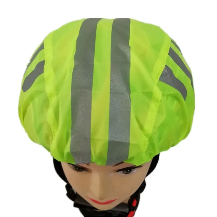 Halfords Hi Vis High Visibility Helmet Cover One Size Waterproof Bike Bicycle 