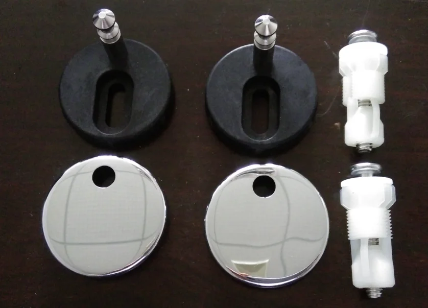 Zinc Ss Stainless Steel Soft Closing Toilet Seat Hinge For Mdf Resin