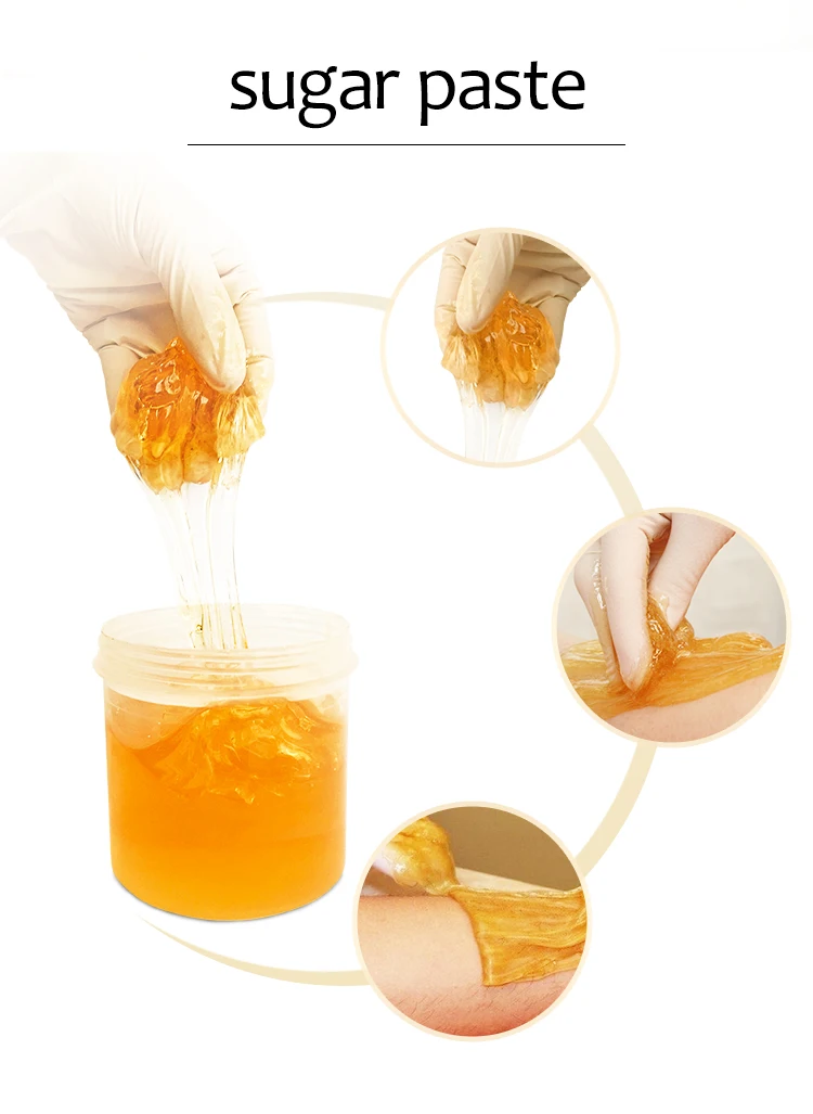 1000g 100 Natural Organic Sugar Paste Stripless Sugaring Wax Thermal