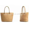 2014 high quantity women plain straw handbag, utility reusable shopping straw tote bag