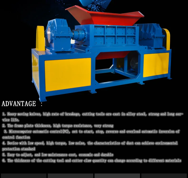 Plastic Chipper Machine Paper Crusher Machine Plastic
