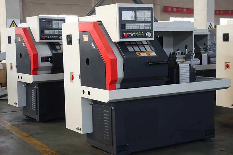 Flat Bed Small CNC Lathe Machine for Metal Cutting CK6140