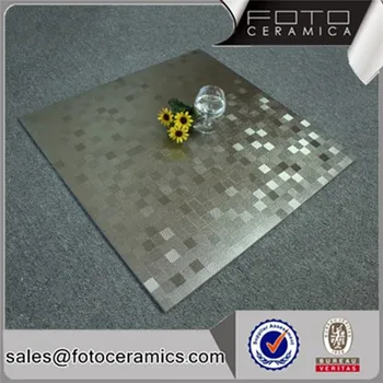 Building Material Silver Metallic Glazed Porcelain Ceramic Digital Tartan Design Wall Tiles Floor Product On Alibaba Metallic Silver Floor Tiles
