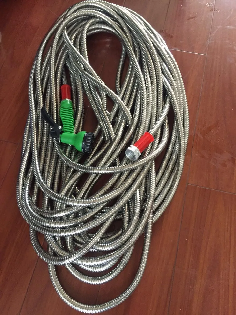 Antvibration stainless steel garden hose nozzle, View garden hose