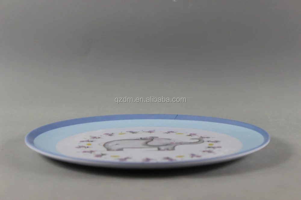 FDA,SGS Test Melamine Food Plate,Plastic Dinner Plate