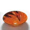 BOTO round glass wash basin colored