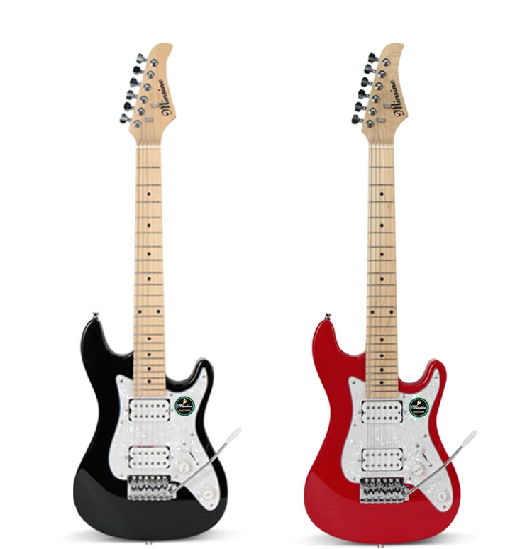 Custom  colorful travel mini kids electric guitar for child