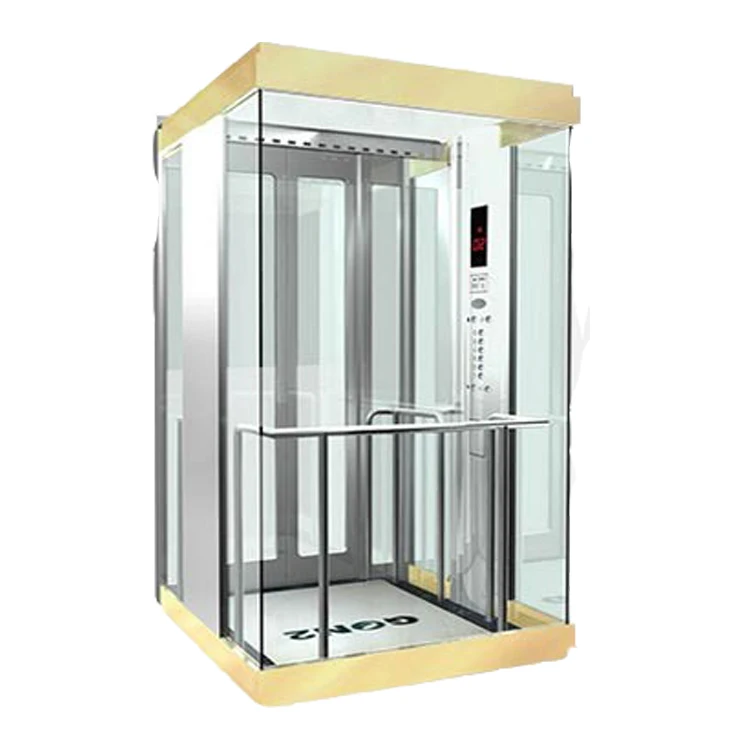 Customized Glazing Glass Panoramic Lifts Elevator Cabin - Buy Glass ...