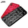 Shockproof Elegant Prism Design Soft TPU 3d Diamond Pattern Transparent TPU Mobile Phone Case
