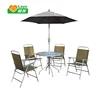 Outdoor Deck Chair, Deck Table Set with Umbrella