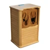 Portable steam sauna far infrared hemlock material for foot care