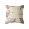 China ningbo 17x17" 43x43cm printed square throw pillows for sofa home car decor