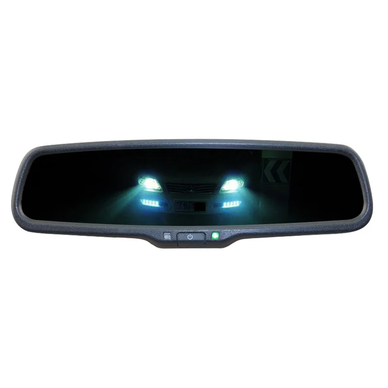 remote control 4.3 rear view Auto-dimming mirror original l bracket w dual camera H D camera intelligent video parking sensor