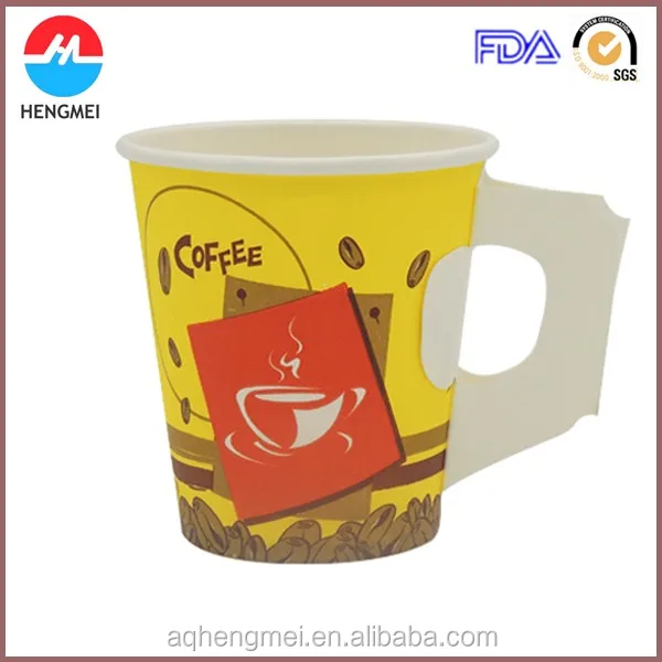 7oz Disposable Paper Coffee Cup With Handle Price Buy 7oz Paper Cup