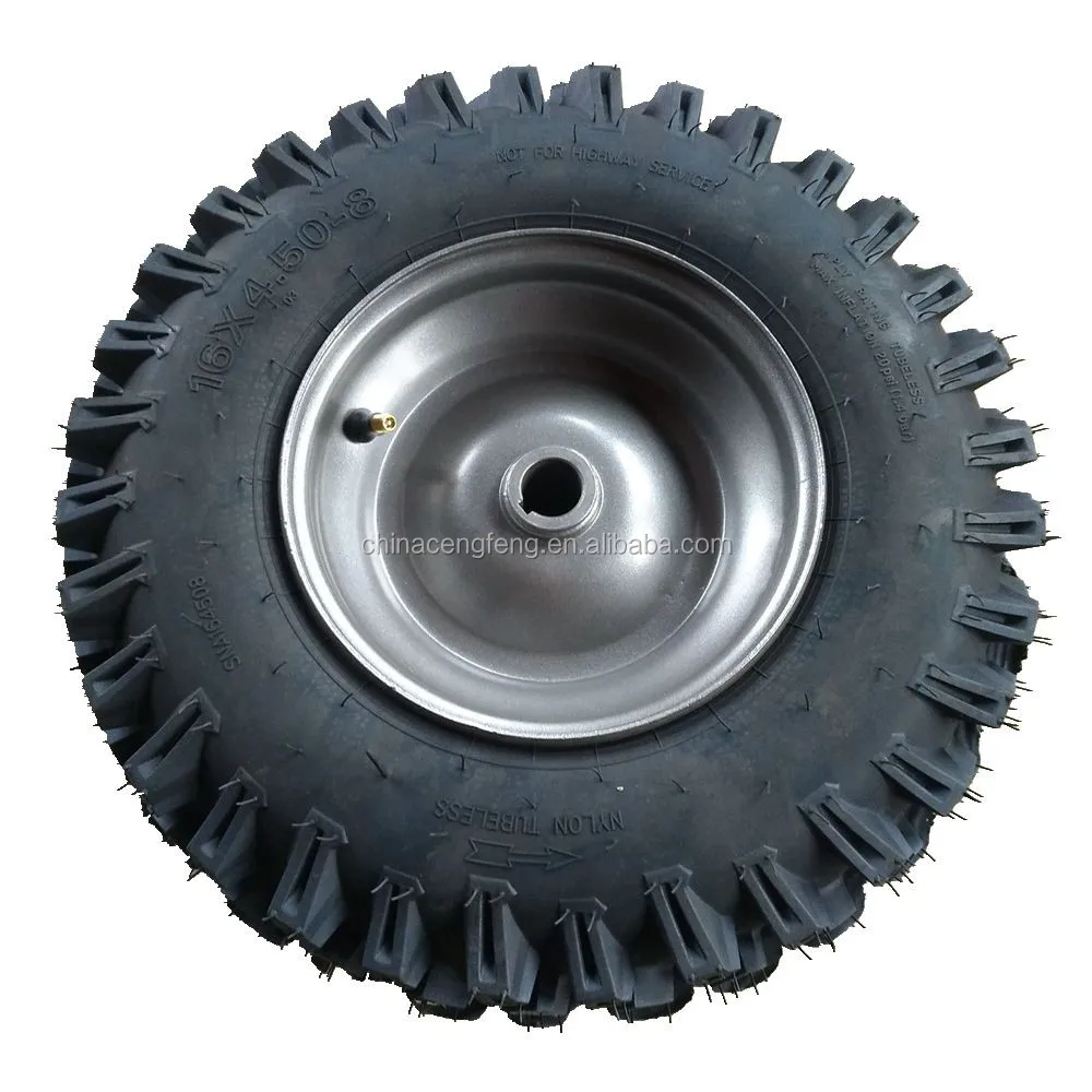 Snow Blower Tire 4.80/4.008 Tubeless Pneumatic Rubber Wheel 16x4.508