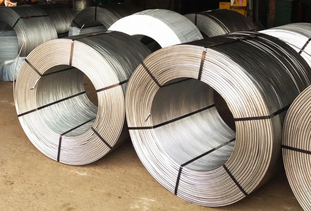 Steelmaking Ferro Calcium Cored Wire Silver Gray 13mm CaSi Wire