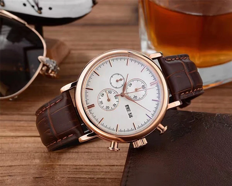 Customized Luxury Automatic Watch With Power Reserve Multifunctional ...