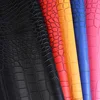 Abrasion resistant crocodile pattern pvc leather fabric for luxury bag